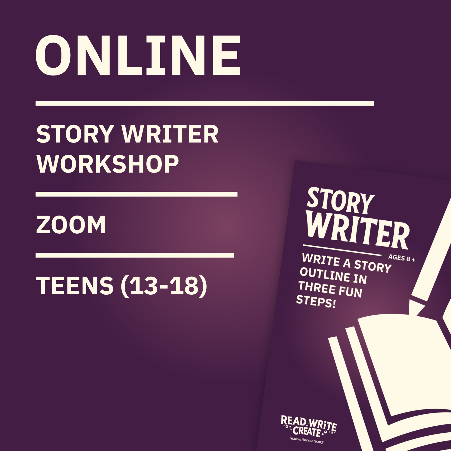 Online Story Writer Workshop for Teens