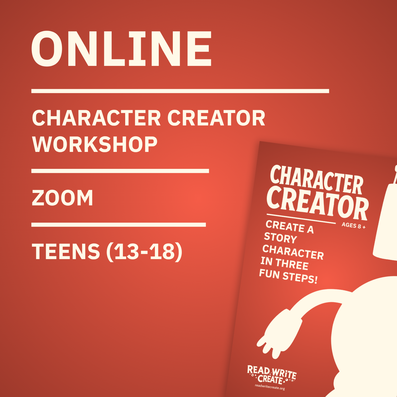 Online Character Creator Workshop for Teens