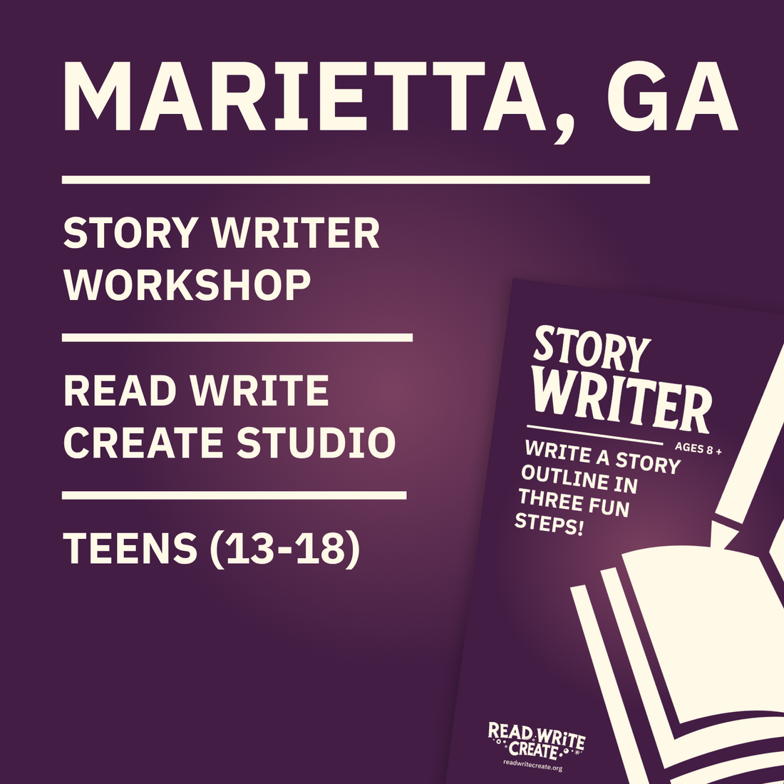 Story Writer Workshop for Teens