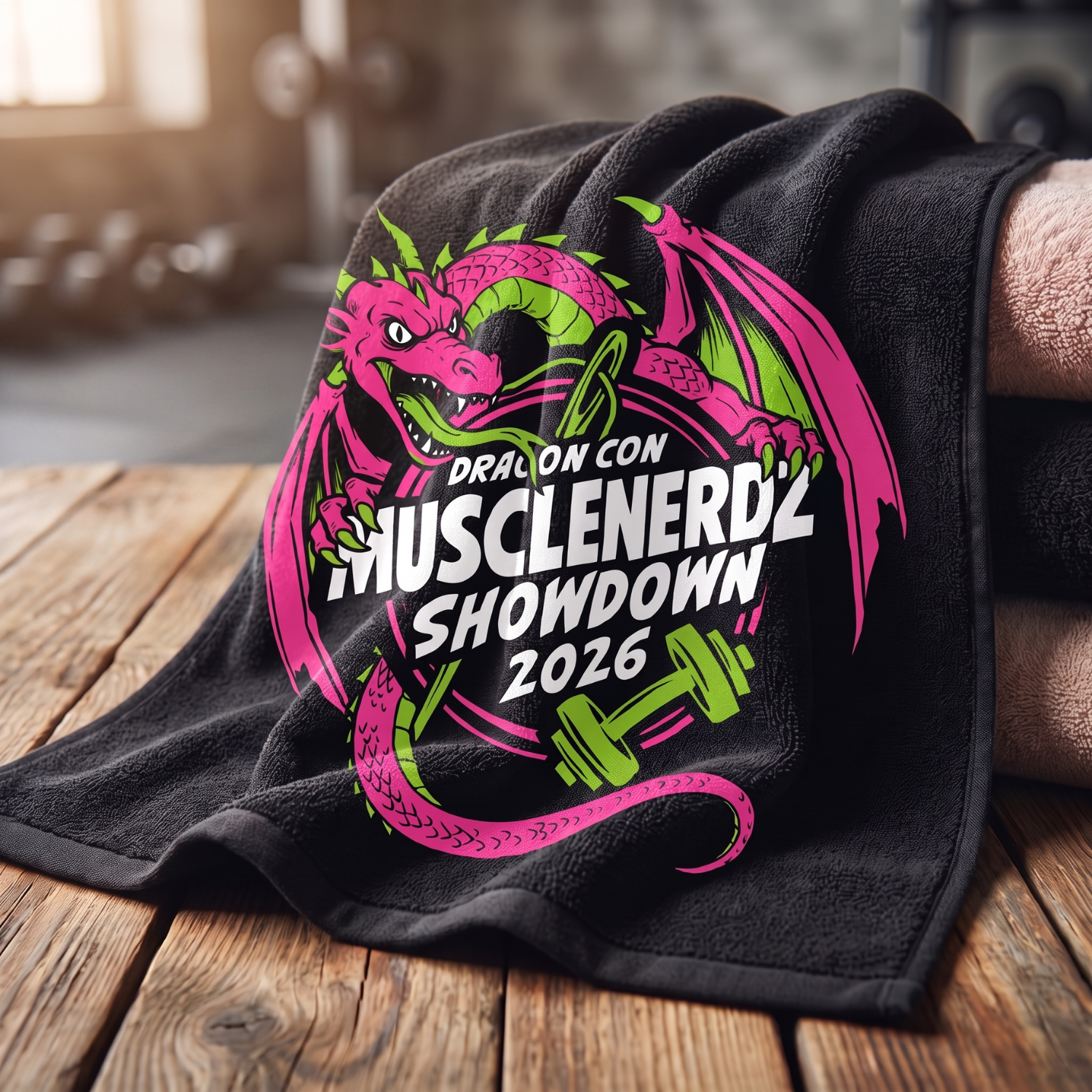 Musclenerdz Showdown Commemorative Workout Towel