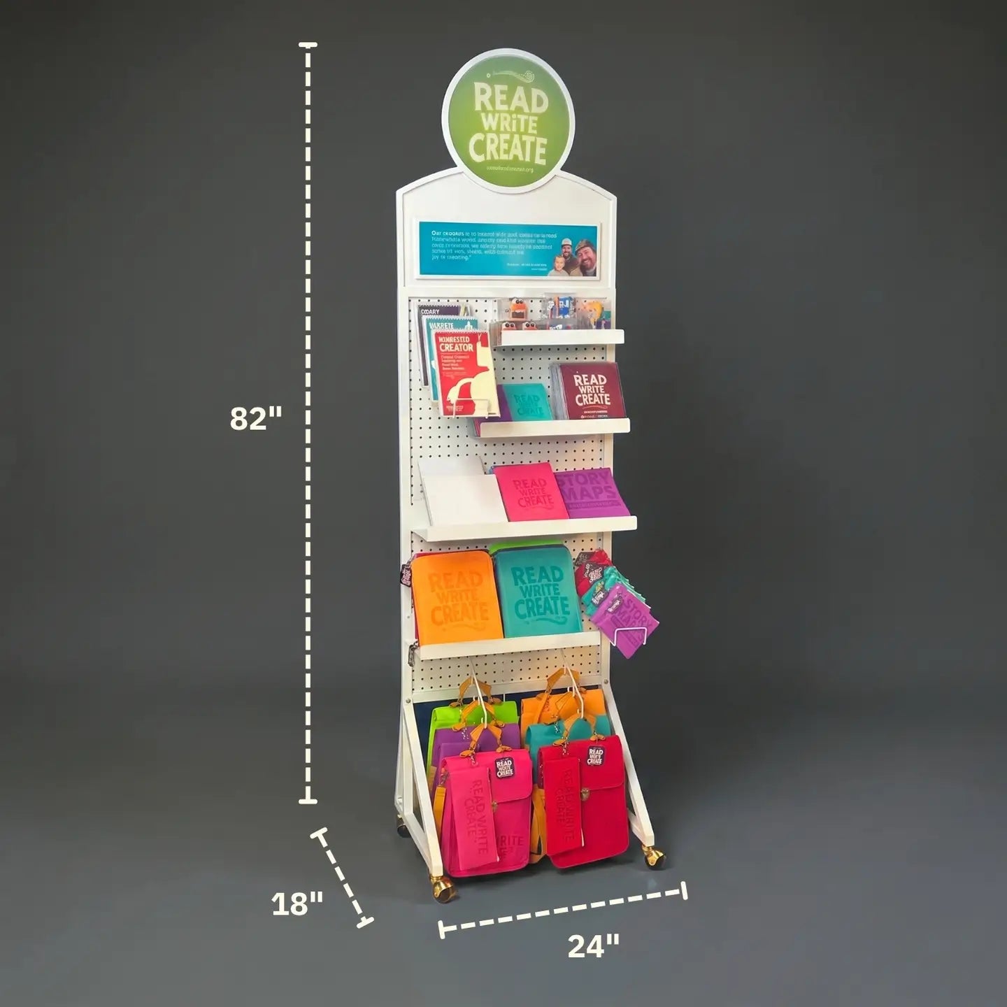 Read Write Create Display with Wholesale Product Package