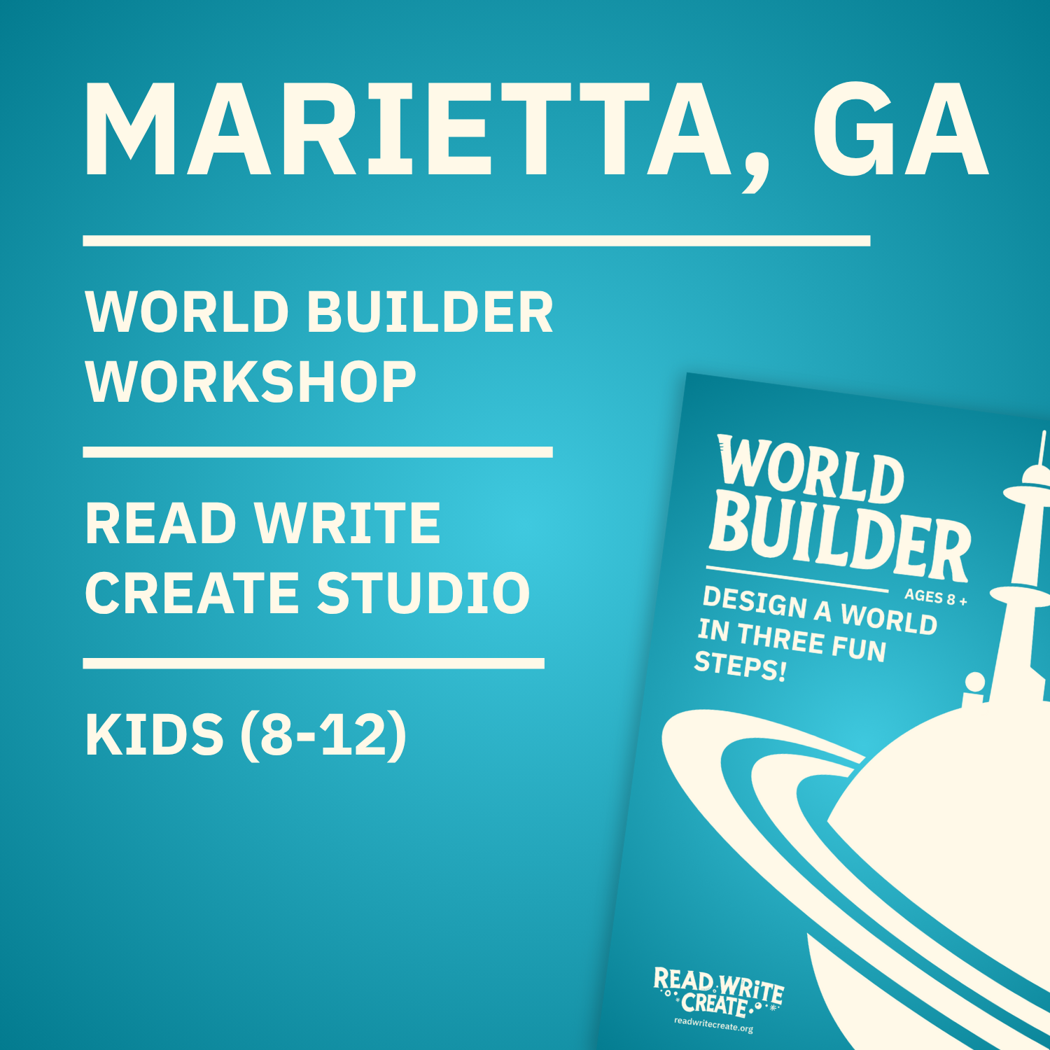 World Builder Workshop for Kids – Read Write Create