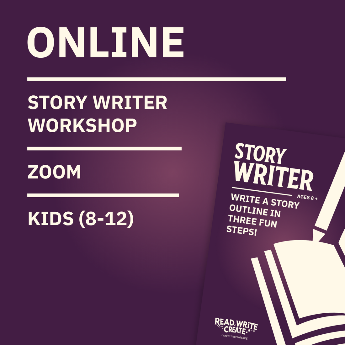 Online Story Writer Workshop for Kids