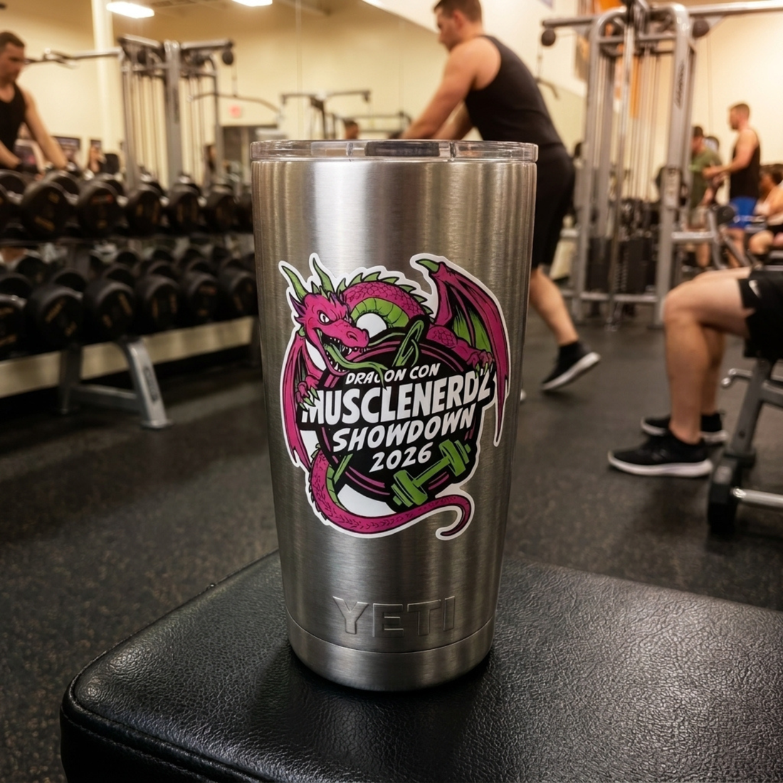 Musclenerdz Showdown Commemorative Vinyl Sticker