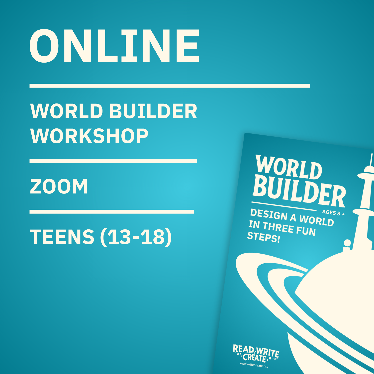 Online World Builder Workshop for Teens