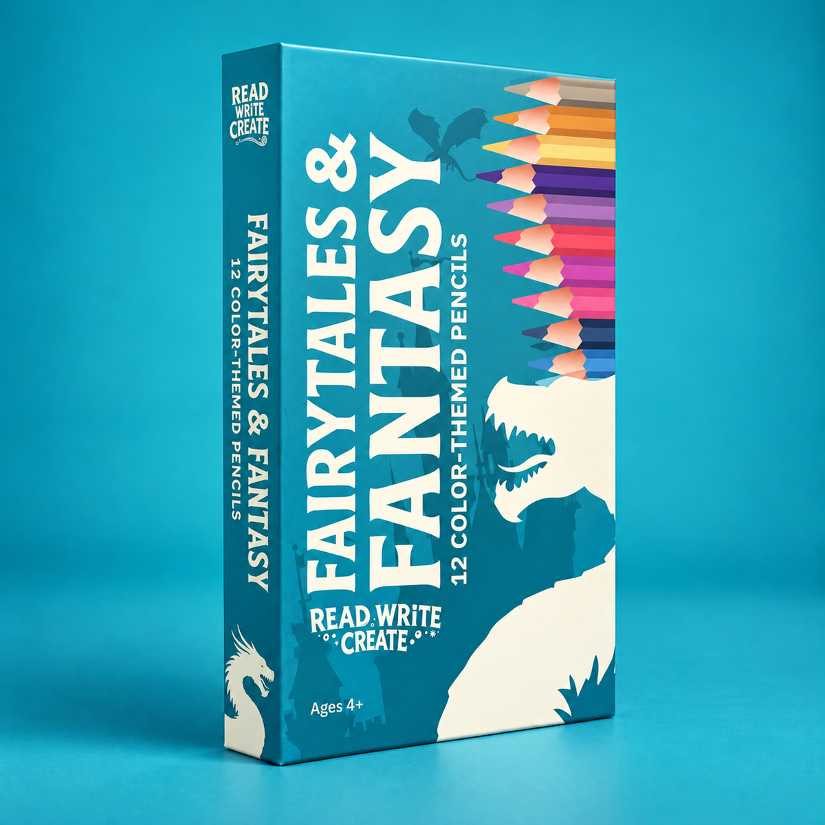 Fairytales &amp; Fantasy Color-Themed Pencils with Collectible Magnetic Gift Box
