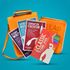 Creative Writing Bundle for Homeschool with Orange bag and Classic Comic Book colored pencils